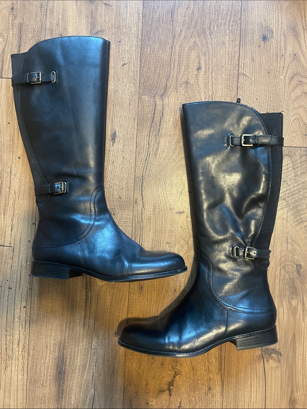 Naturalizer Classic Black Leather Boots